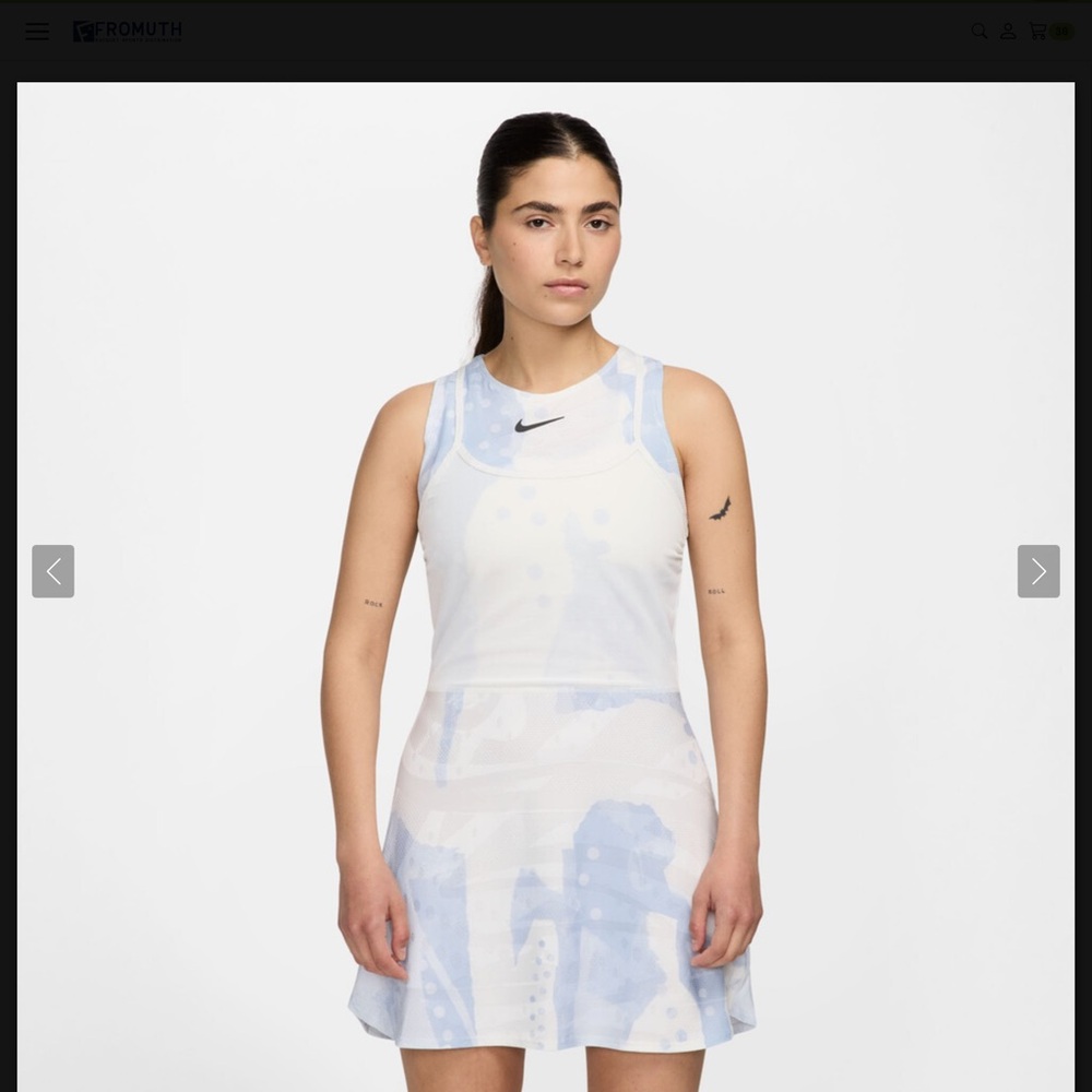 Nike Court Slam Melbourne Printed Dress